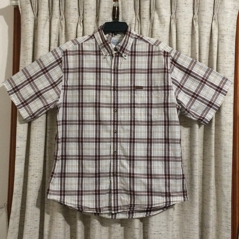 Carhartt Port Ring-Spun Cotton Plaid Work Shirt